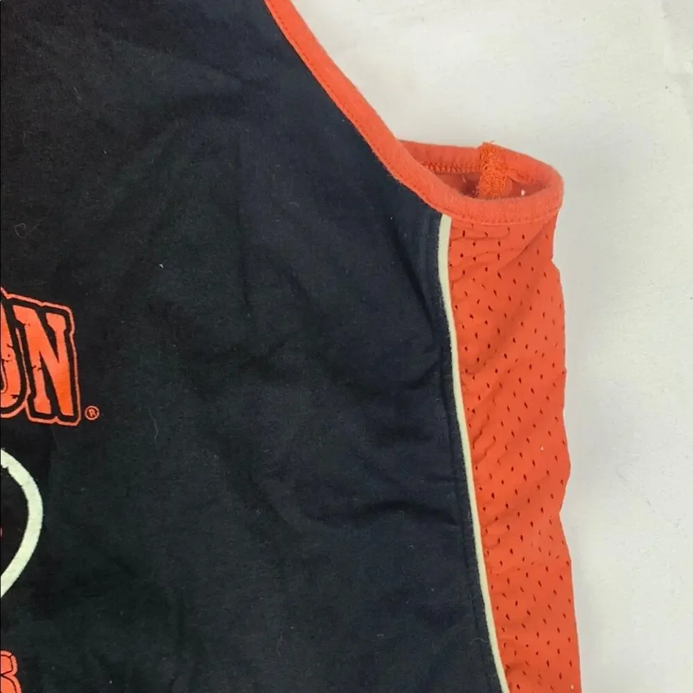 Harley Davidson women's 3x Black Orange Logo Tank hog biker ride mesh moto